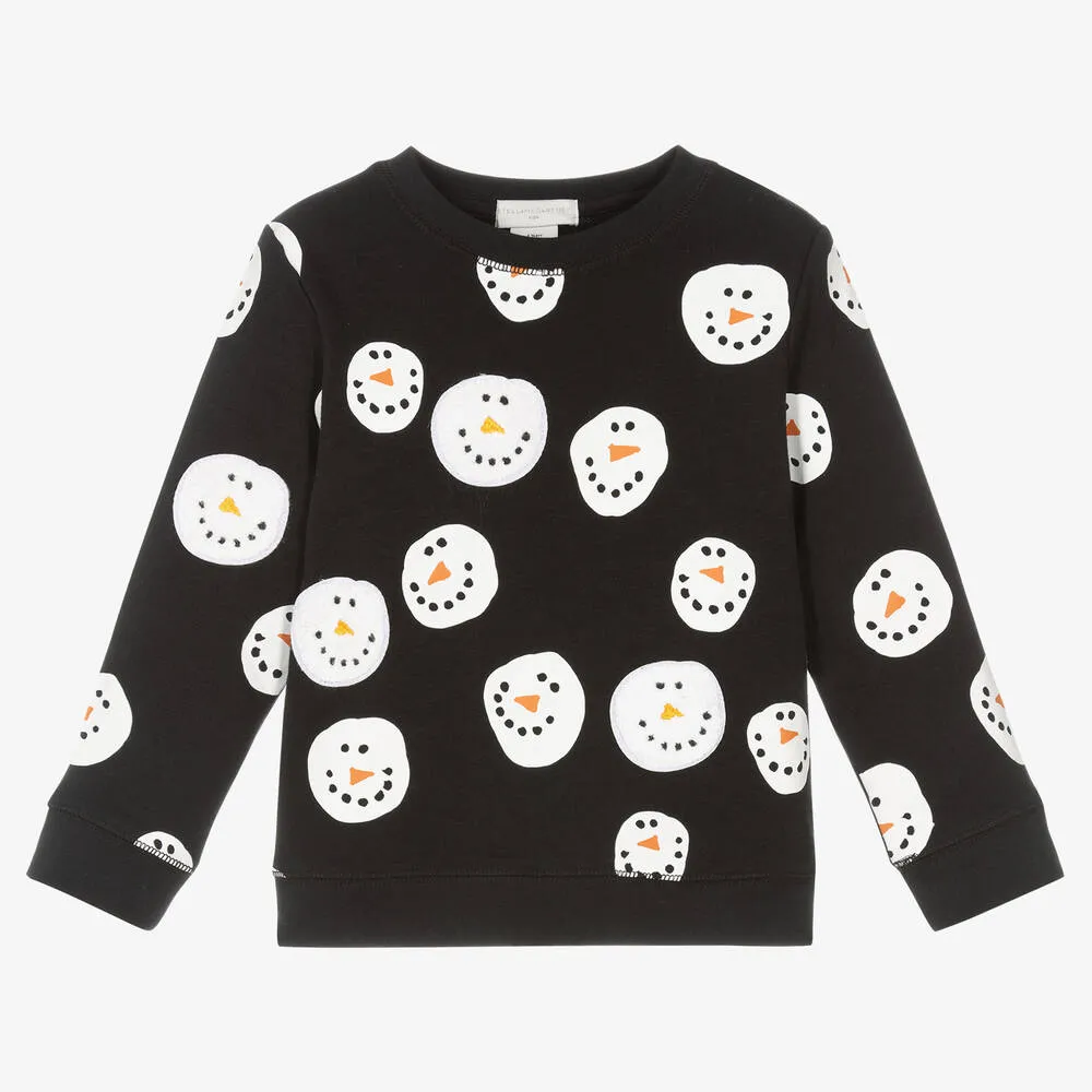 Black Snowman Sweatshirt