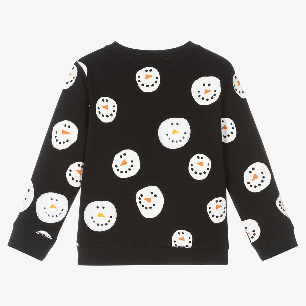 Black Snowman Sweatshirt