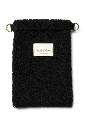 Black Teddy Phone Bag