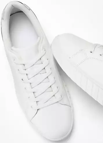 bonprix Metallic Trim Trainers | Grattan