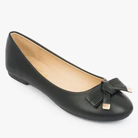 Bow detail flat ballerinas