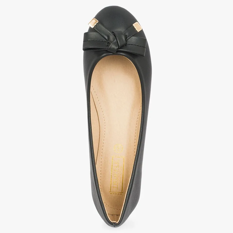 Bow detail flat ballerinas