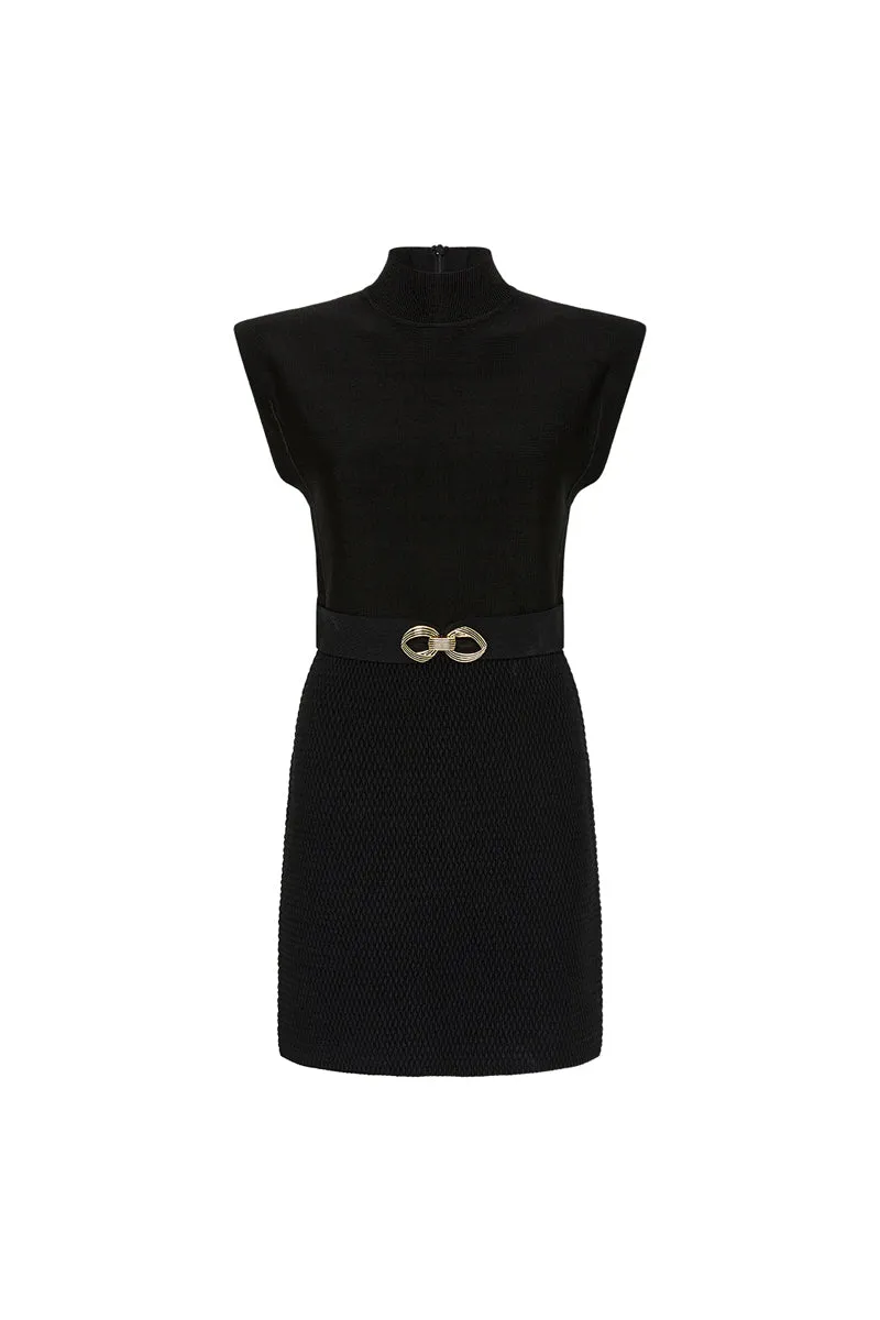 --Braque Knit Mini Dress-