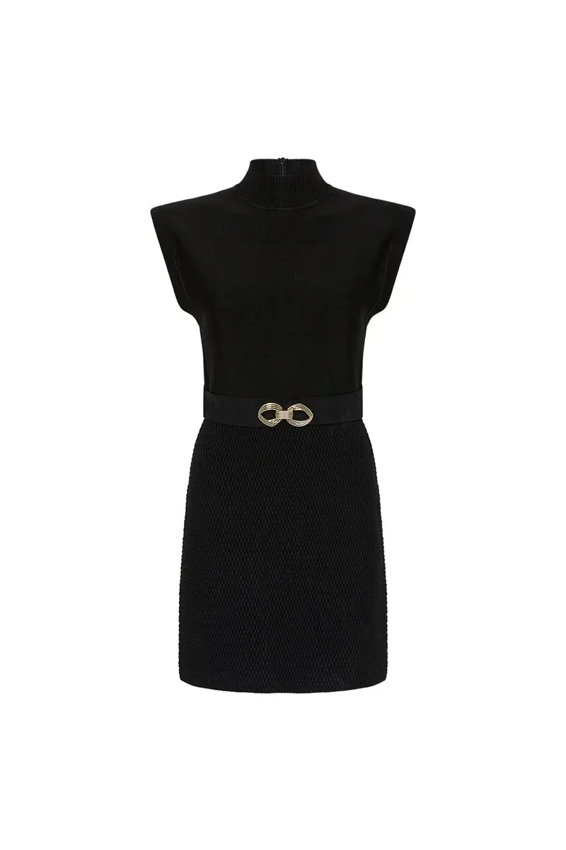 --Braque Knit Mini Dress-