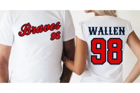 Braves Country Music Sayings DTF/Sublimation Transfer - H01 98