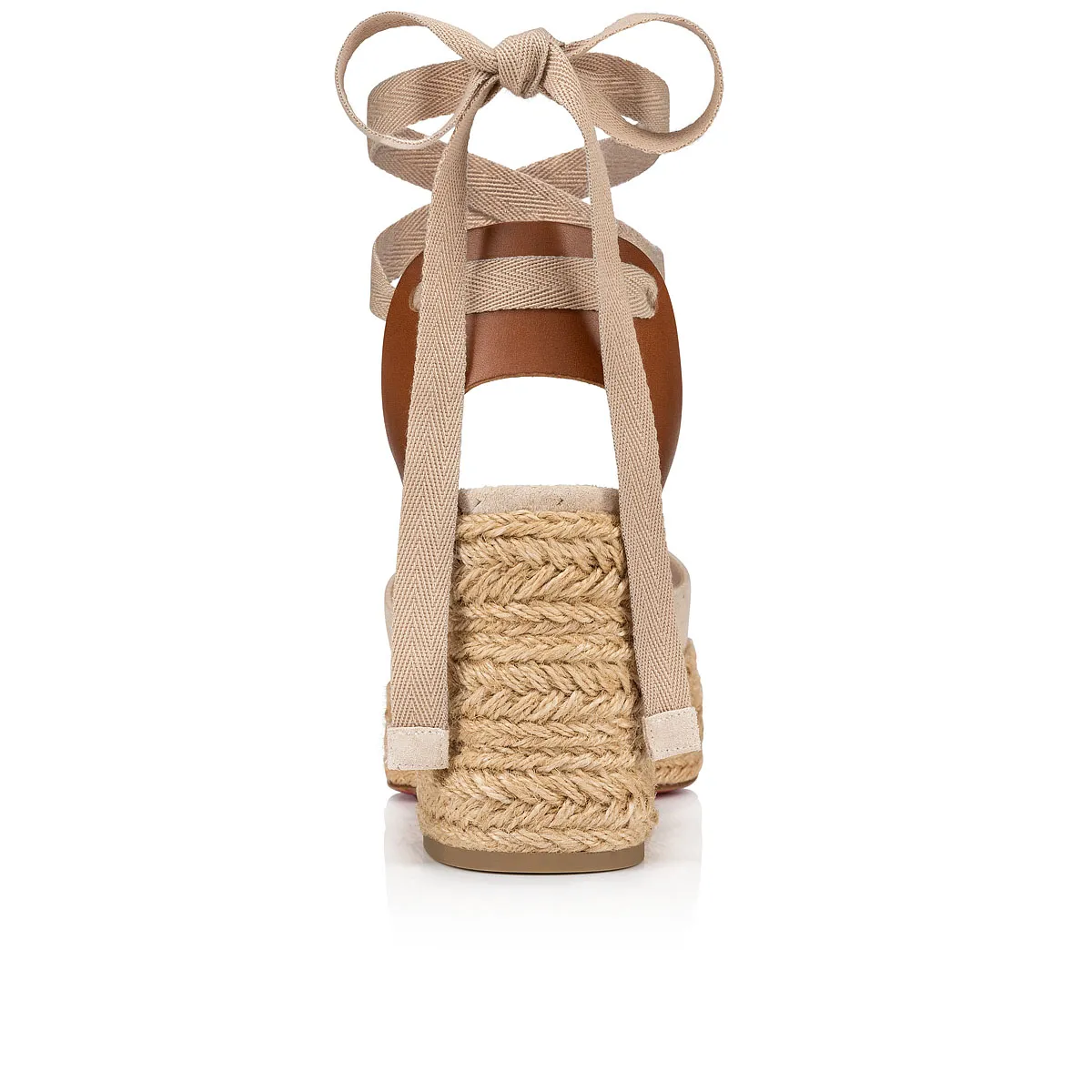 Brigissima 85 mm Espadrilles - Braided calf leather - Leche - Women