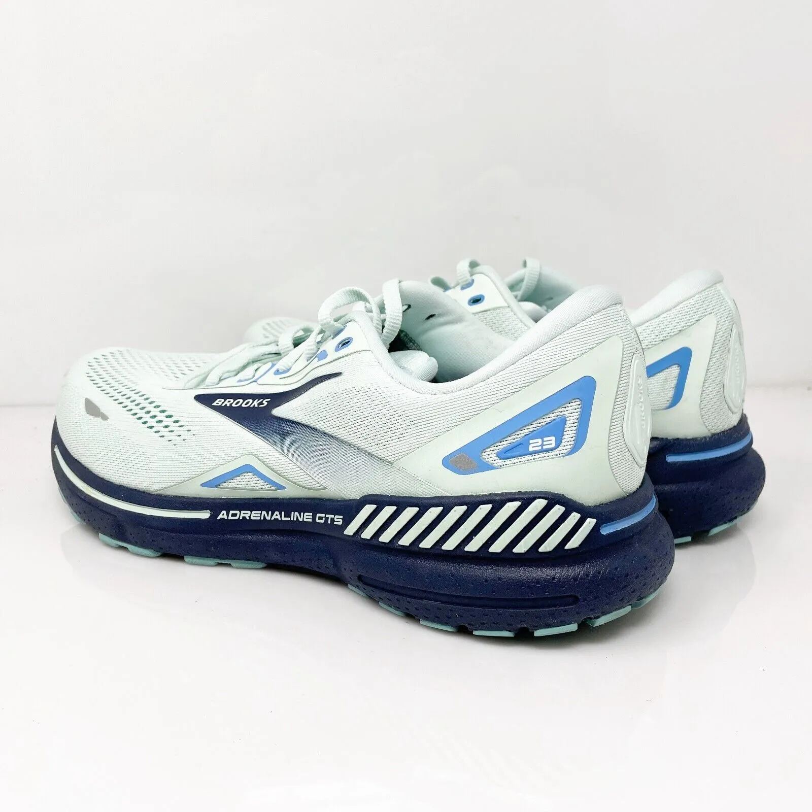 Brooks Womens Adrenaline GTS 23 1203811D471 Blue Running Shoes Sneakers Size 12D