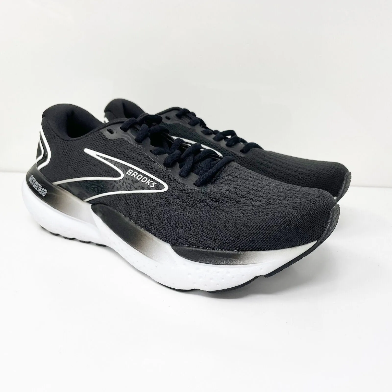 Brooks Womens Glycerin 21 1204081D090 Black Running Shoes Sneakers Size 9 D