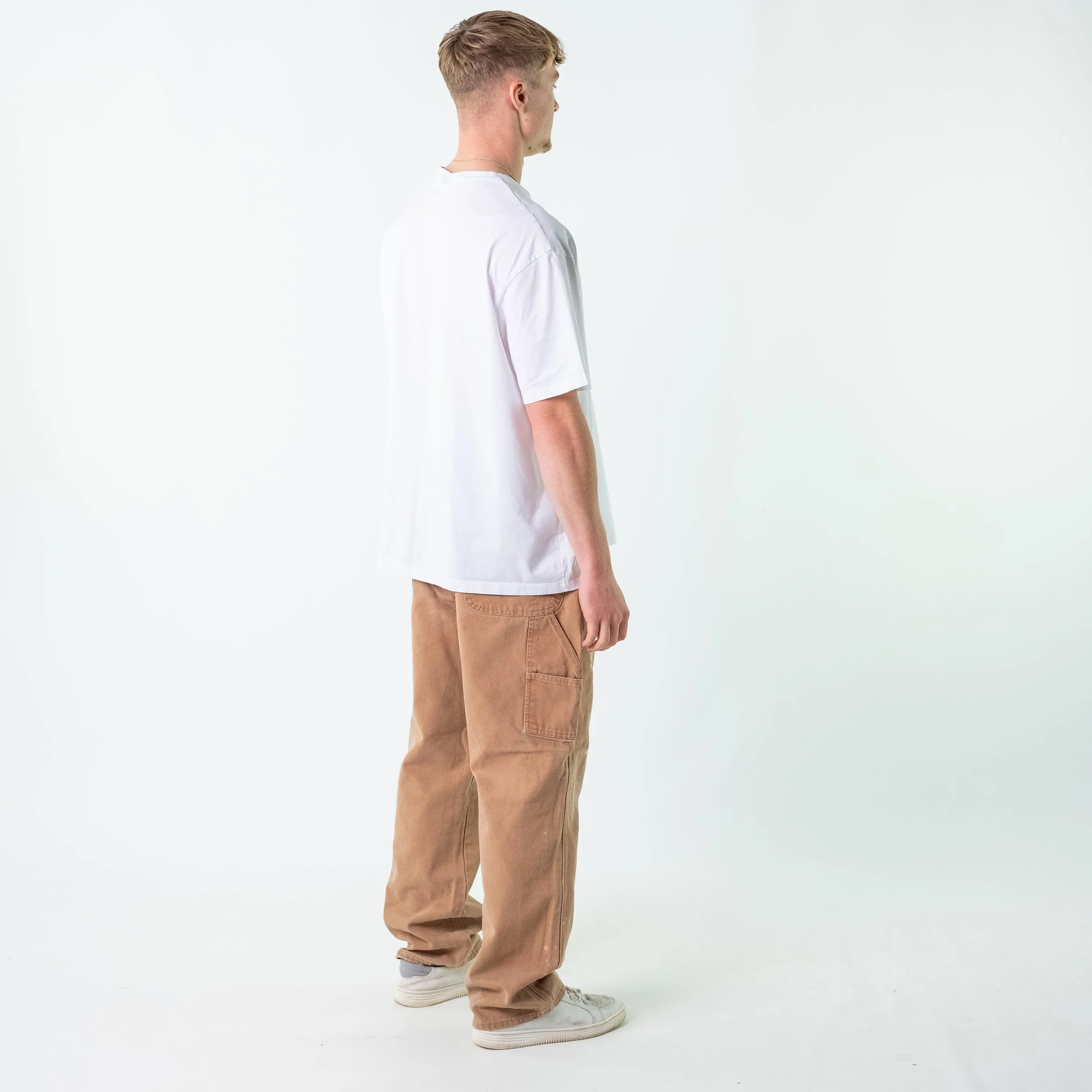 Brown 90s Dickies Denim Carpenter Jeans Baggy Pants (38x32)