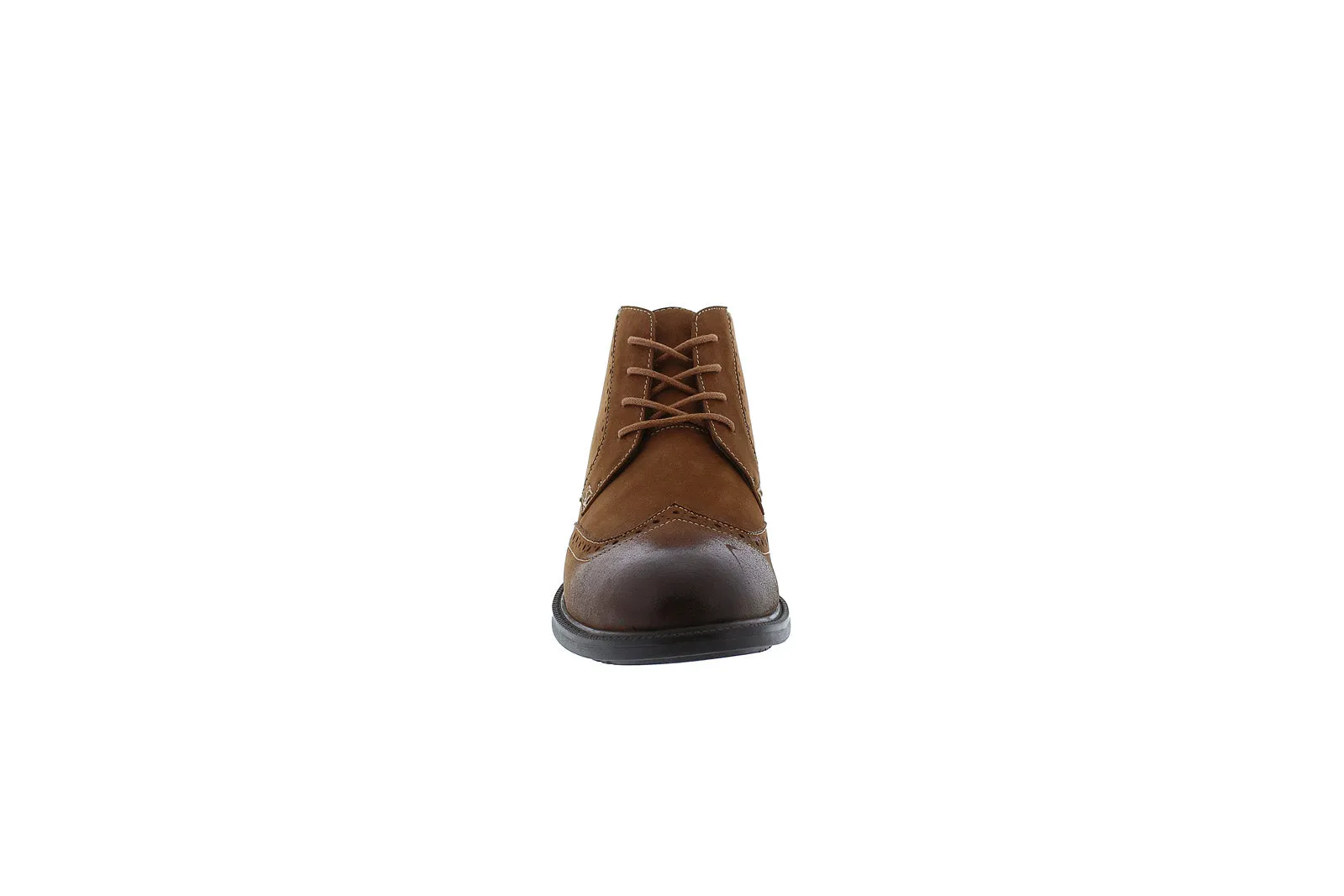 Brown Leather Lace Up Chukkas Boots for Men from English Laundry