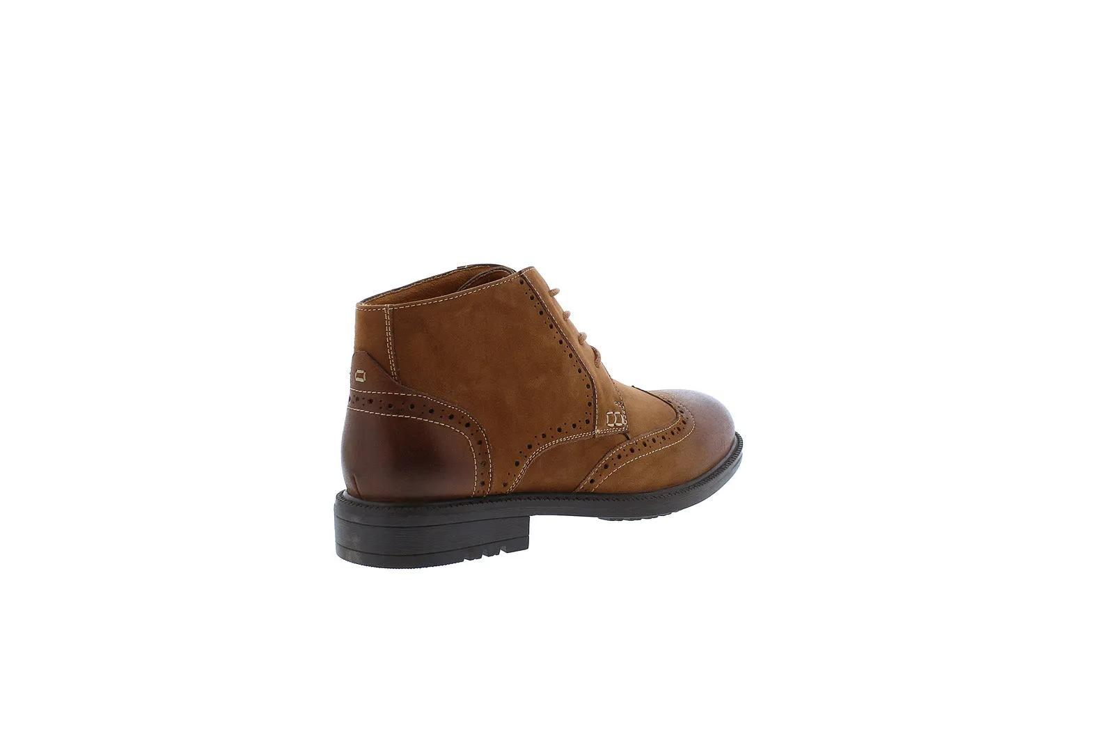 Brown Leather Lace Up Chukkas Boots for Men from English Laundry