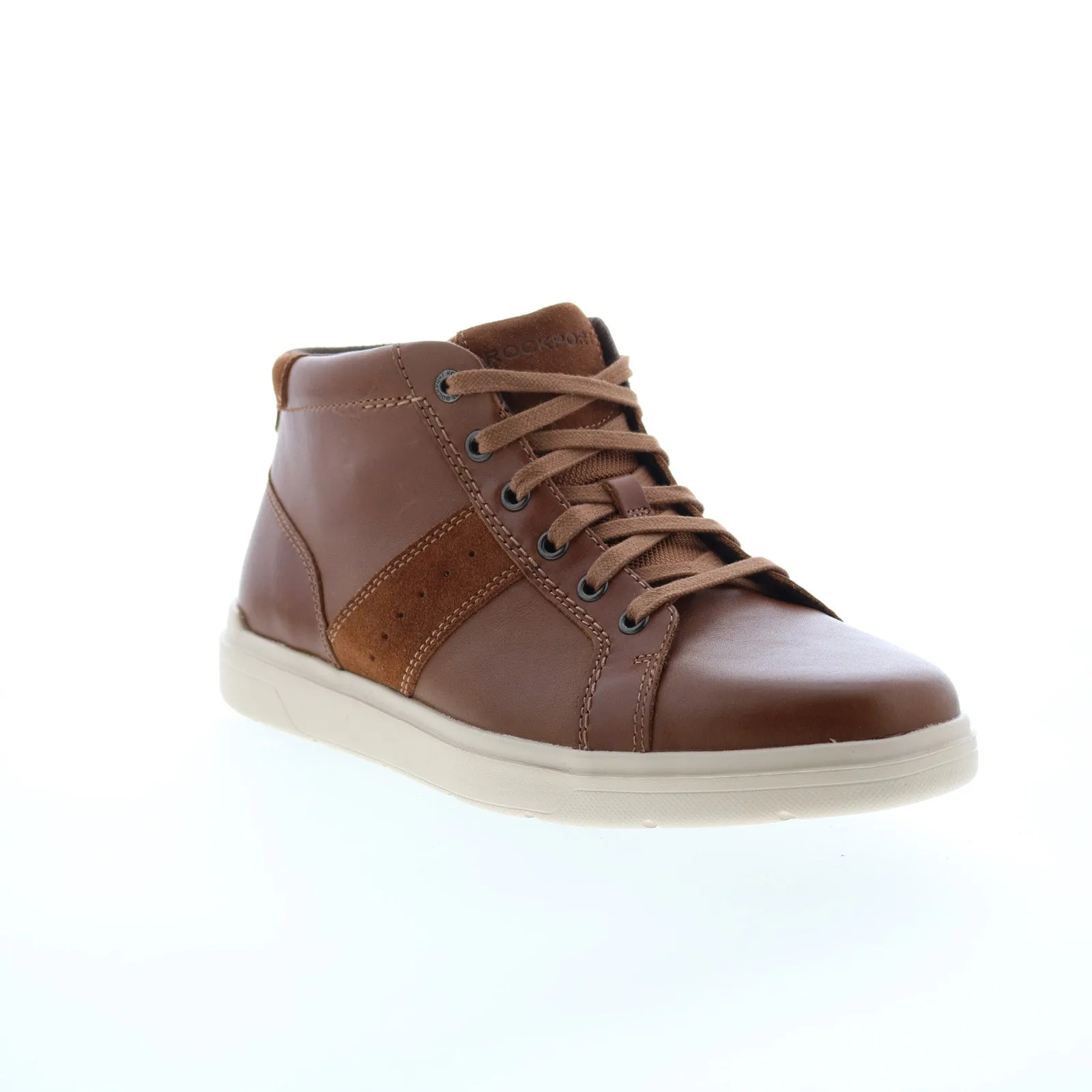 Brown Wide Chukka Boots - Rockport Total Motion Lite Zip - Men's CI5721