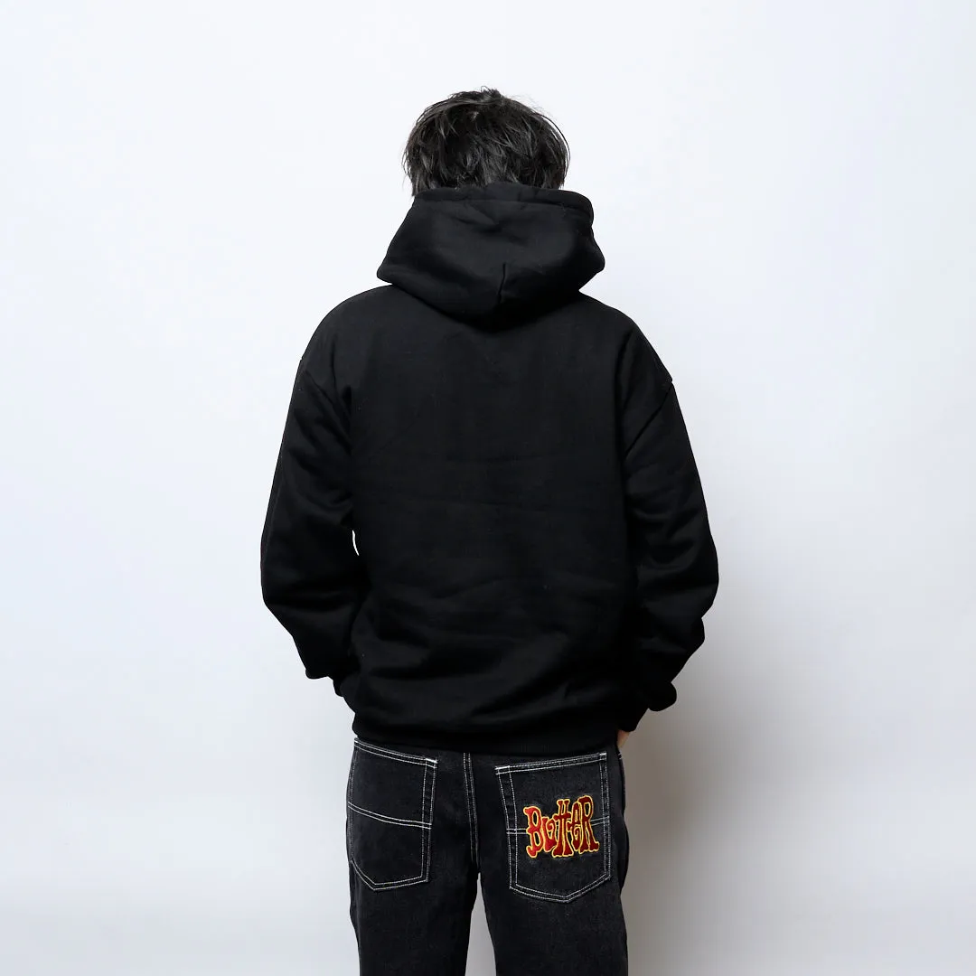 Butter Goods - Star Logo Pullover Hood (Black)