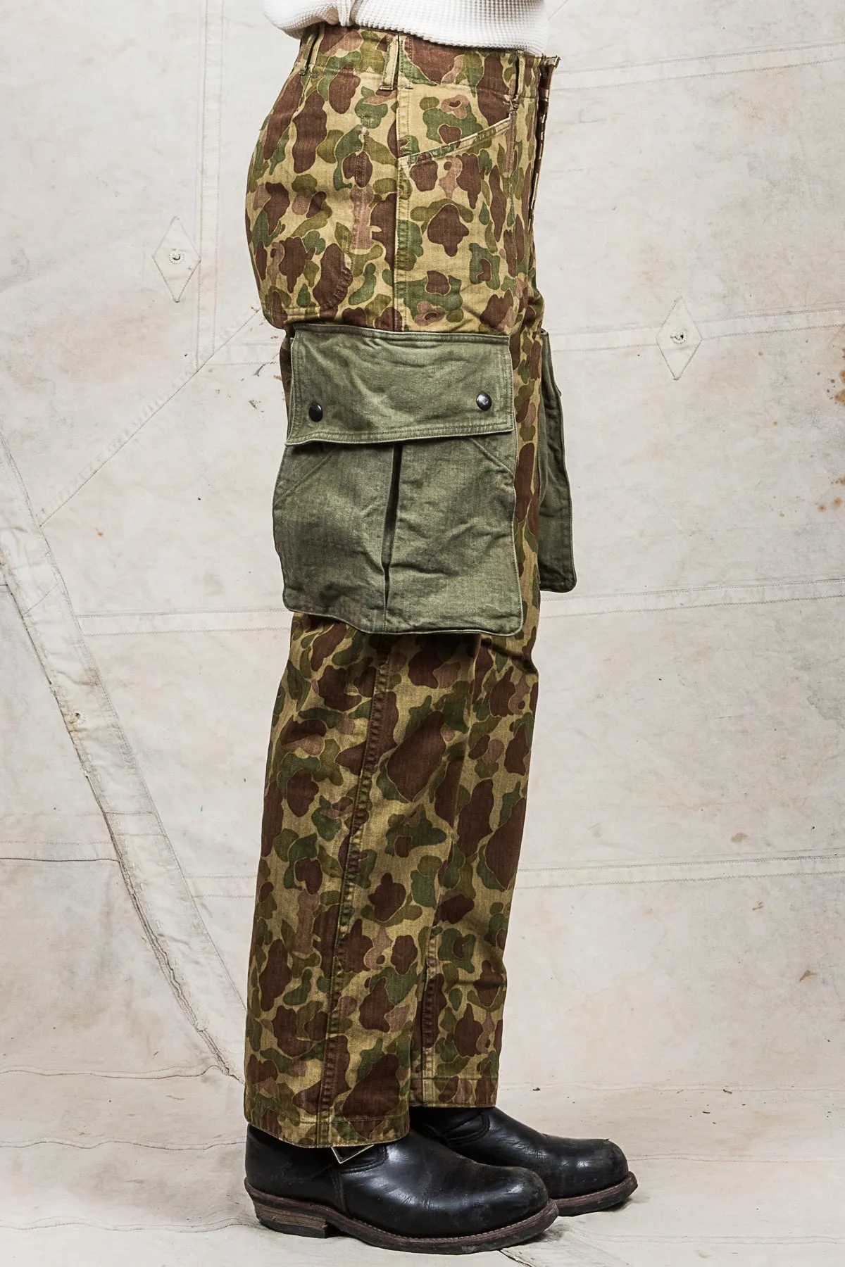 Buzz Rickson's Frog Skin Camo Reversible Trousers