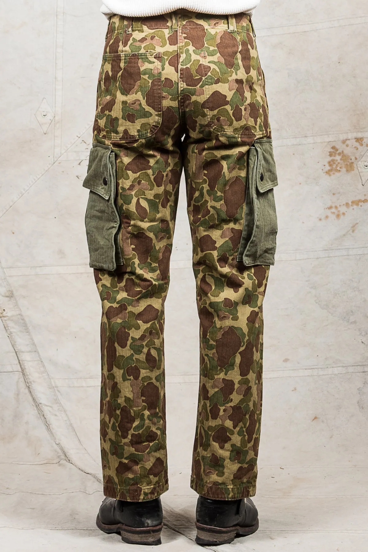 Buzz Rickson's Frog Skin Camo Reversible Trousers