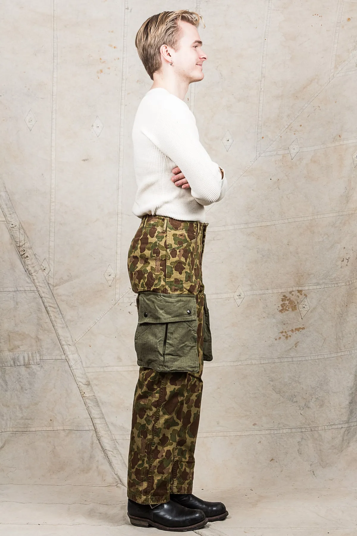 Buzz Rickson's Frog Skin Camo Reversible Trousers