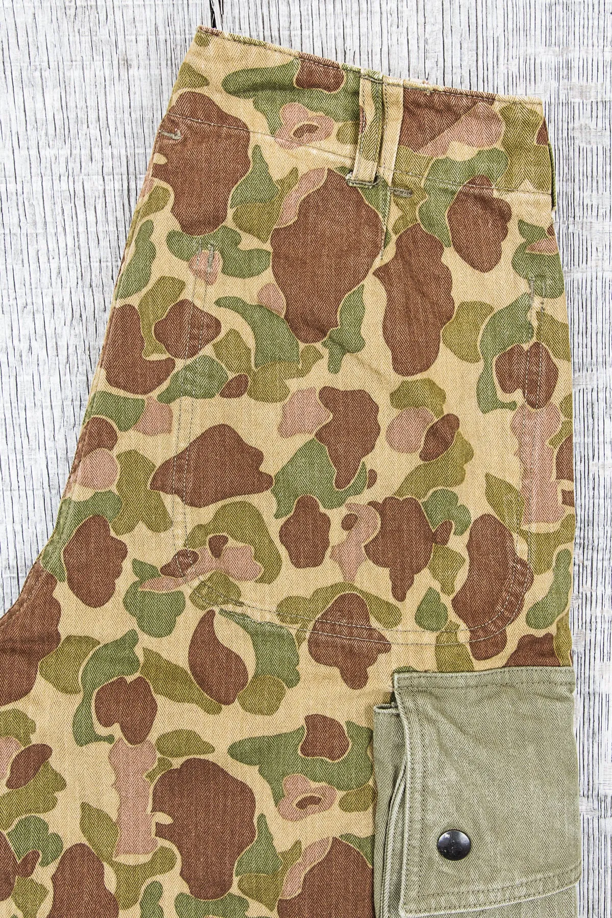 Buzz Rickson's Frog Skin Camo Reversible Trousers