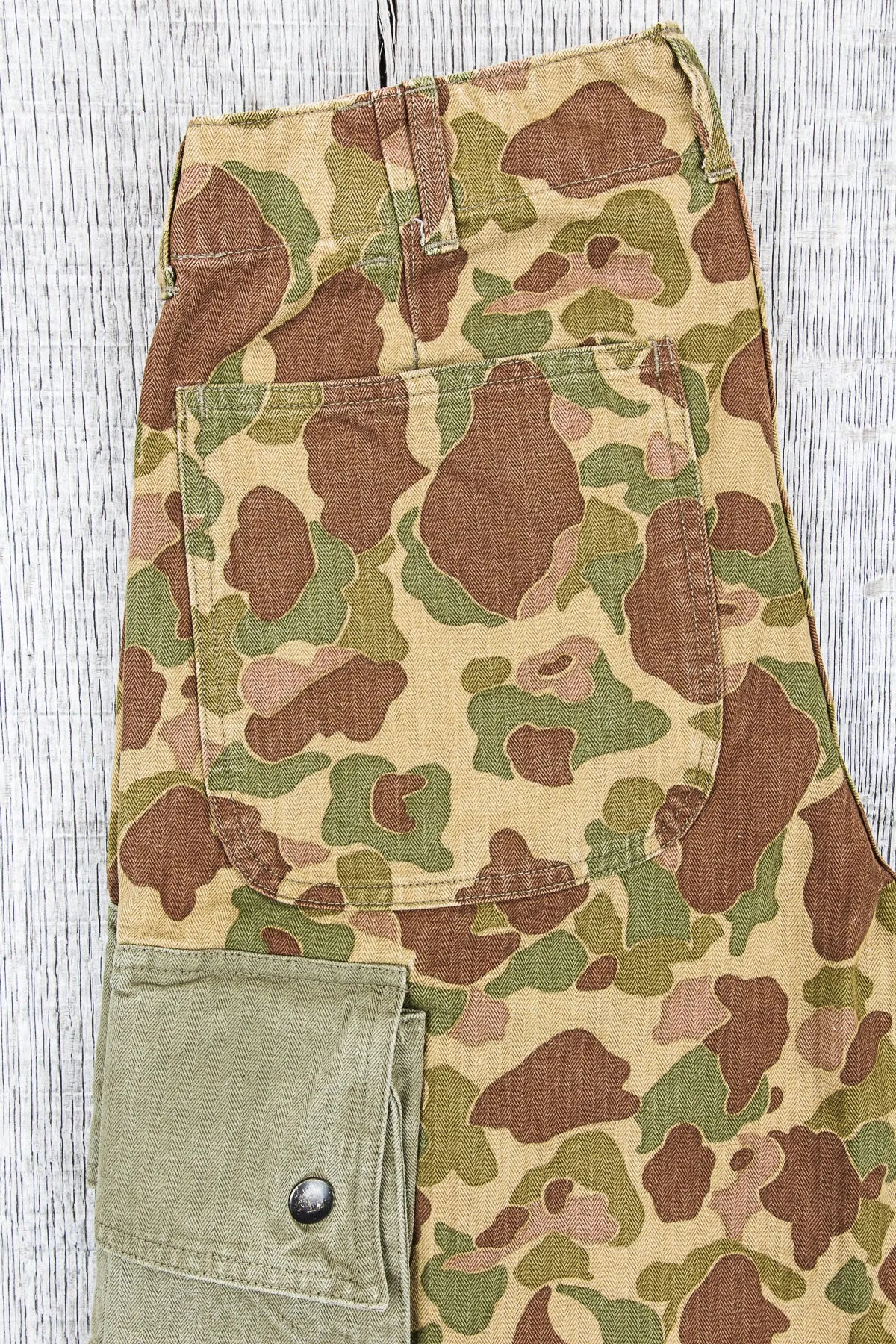 Buzz Rickson's Frog Skin Camo Reversible Trousers