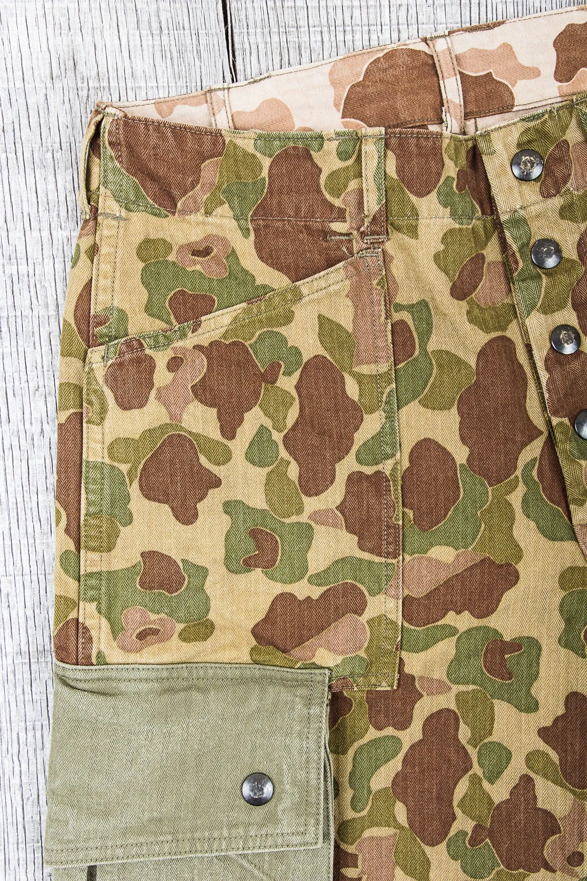 Buzz Rickson's Frog Skin Camo Reversible Trousers