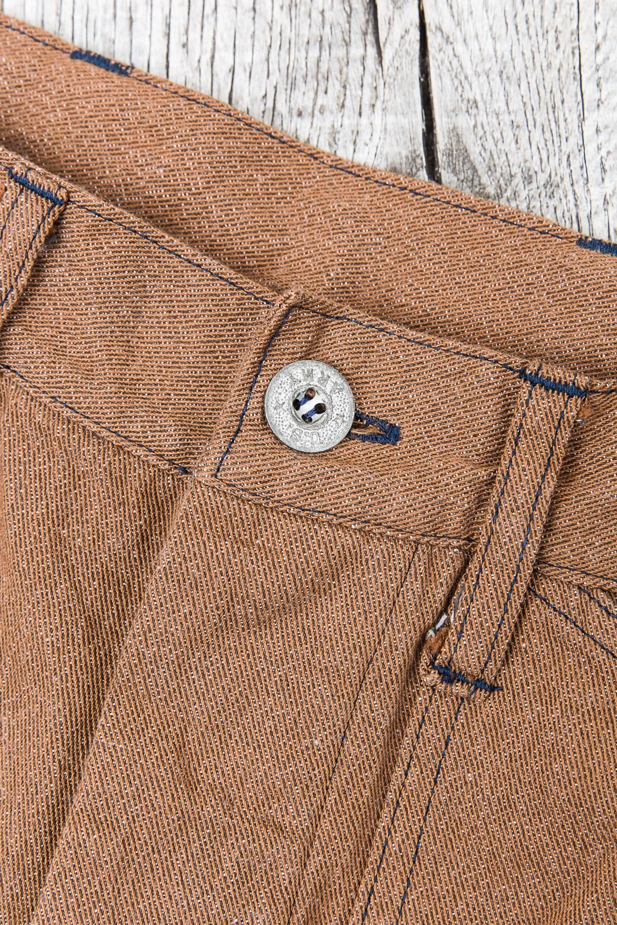 Buzz Rickson's Trousers Working Brown Denim