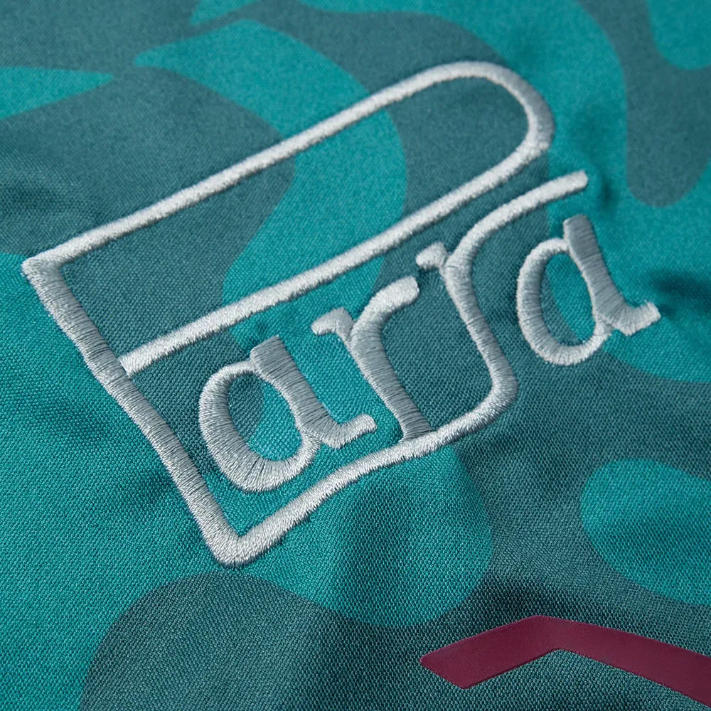 BY PARRA SPORT FLAGE POLO SHIRT // DEEP SEA GREEN