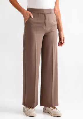 b.young Wide Leg Trousers, Brown