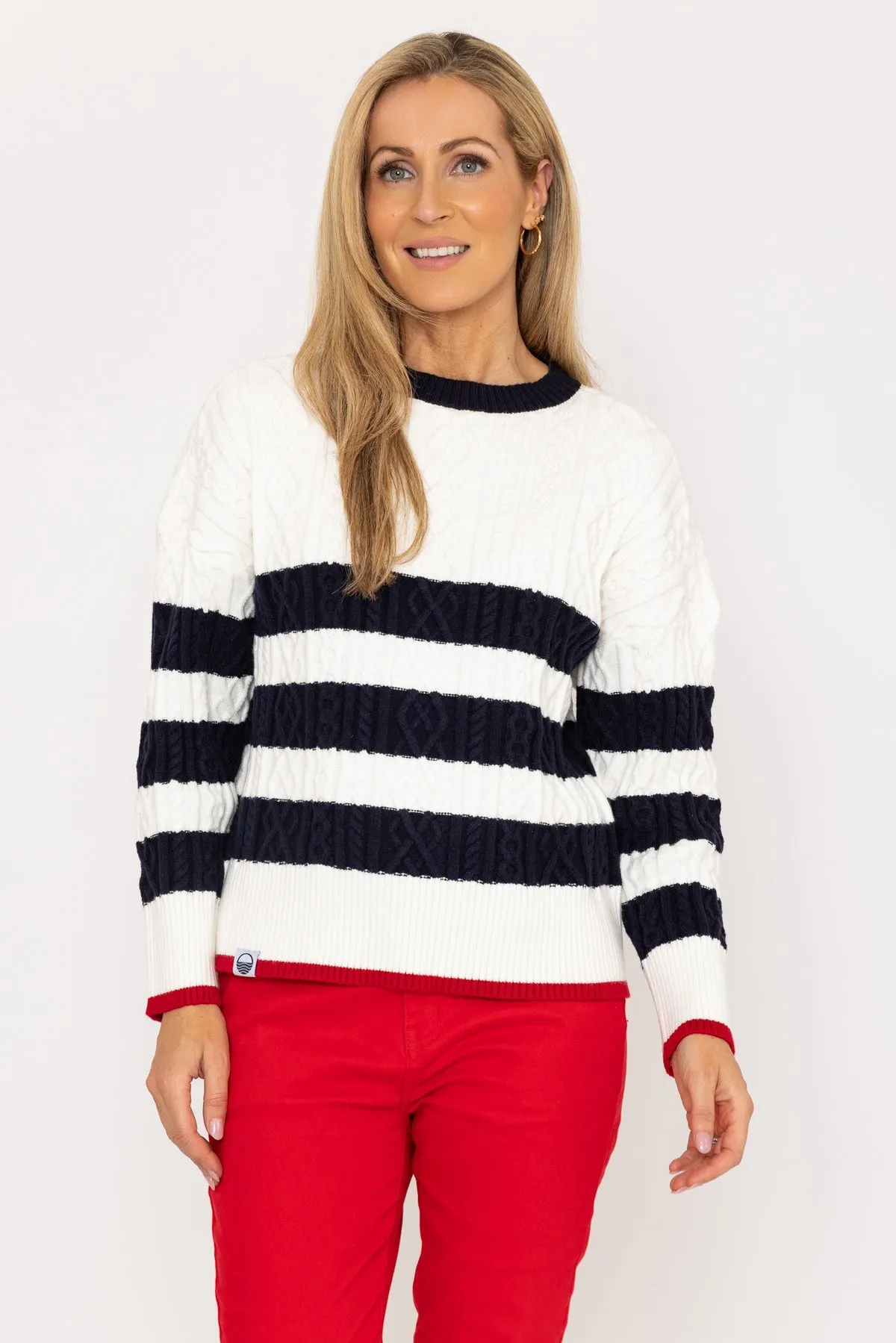 Cable Stripe Knit