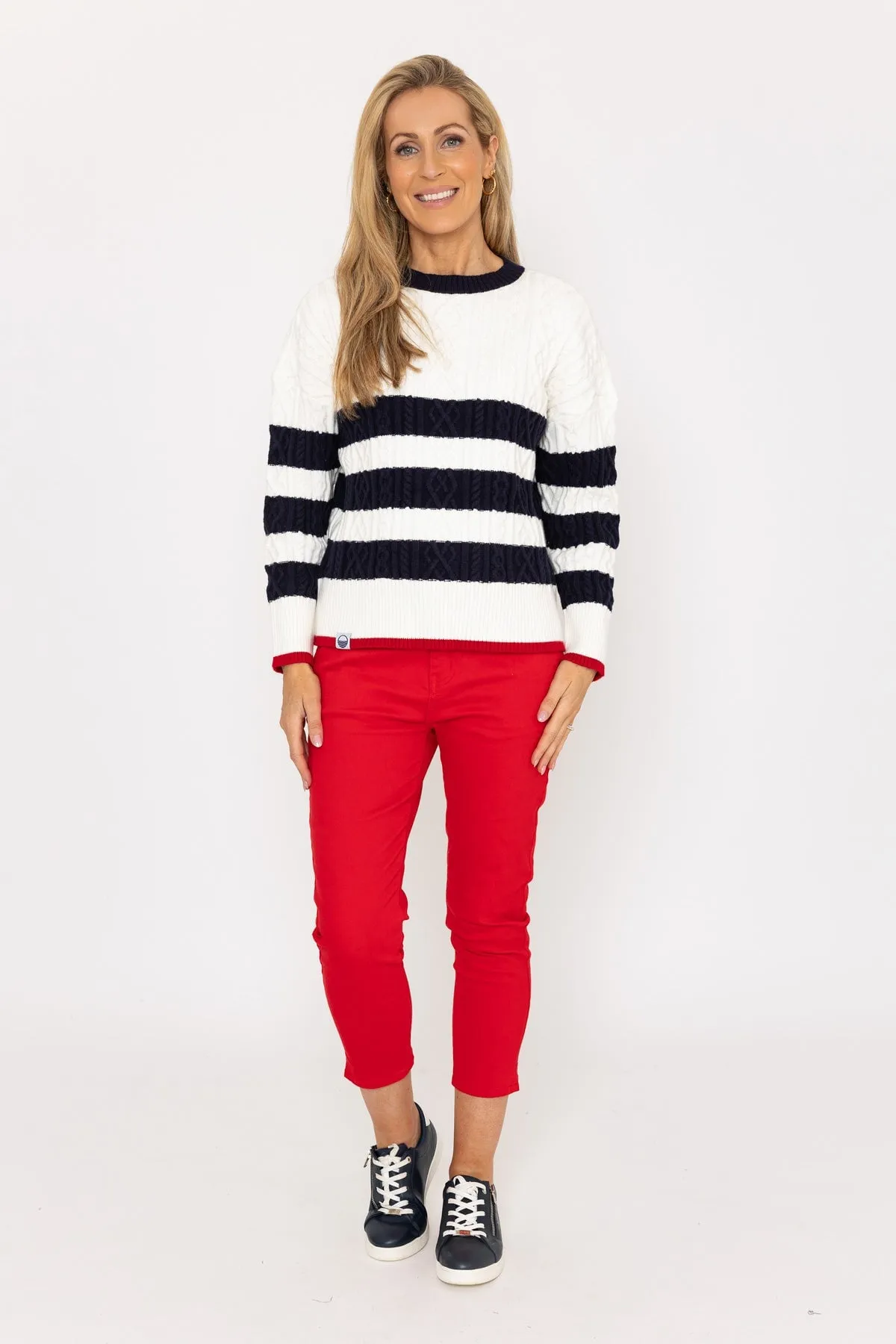 Cable Stripe Knit