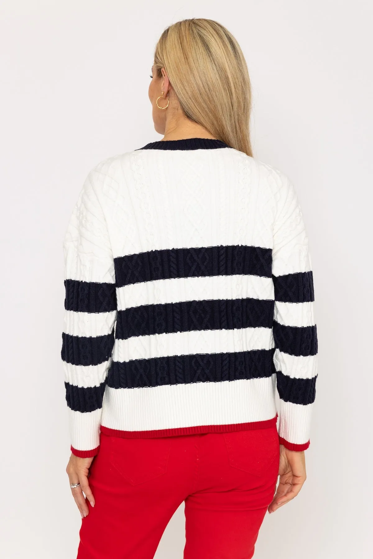 Cable Stripe Knit