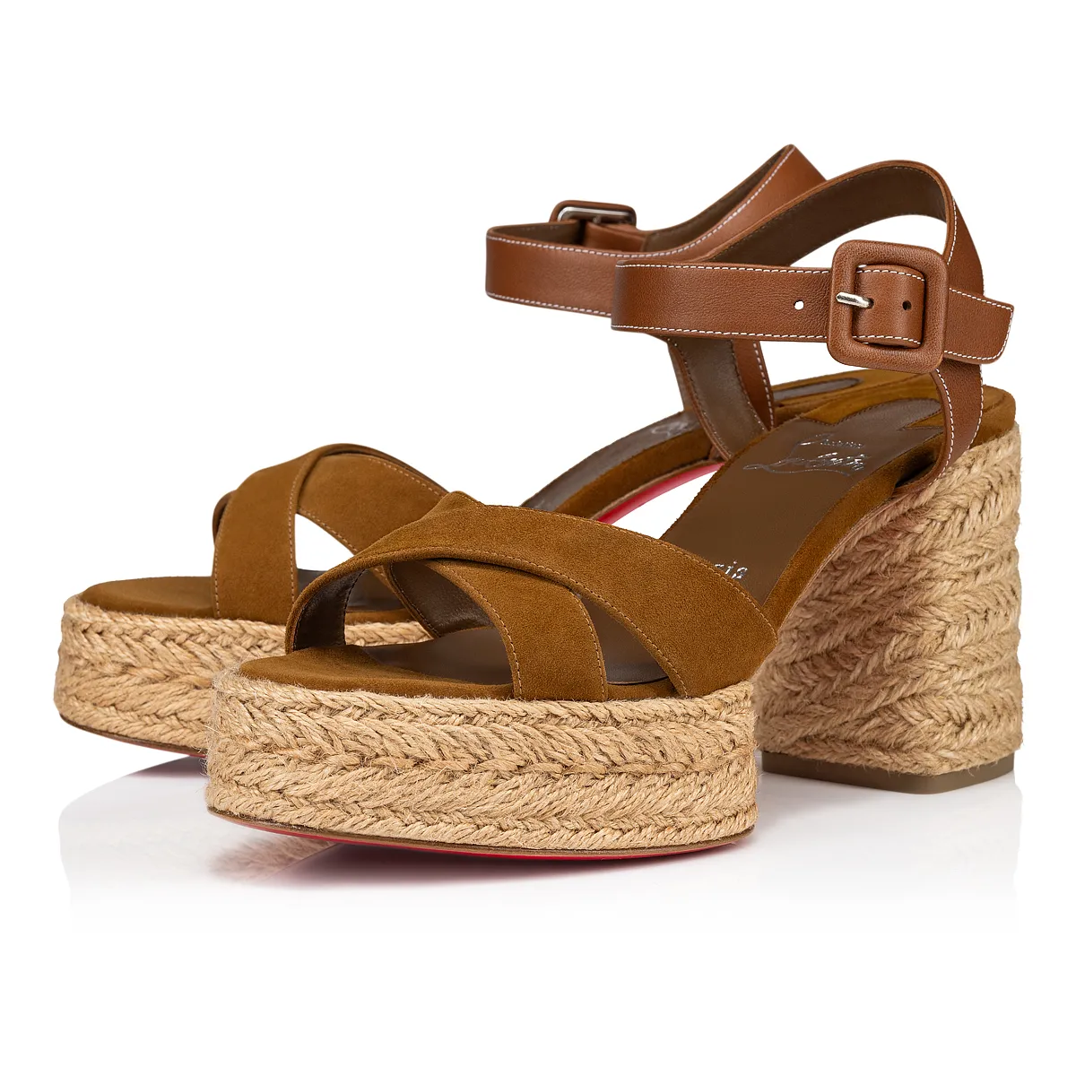 Calakala 85 mm Espadrilles -Suede and calf leather - Rhea - Women