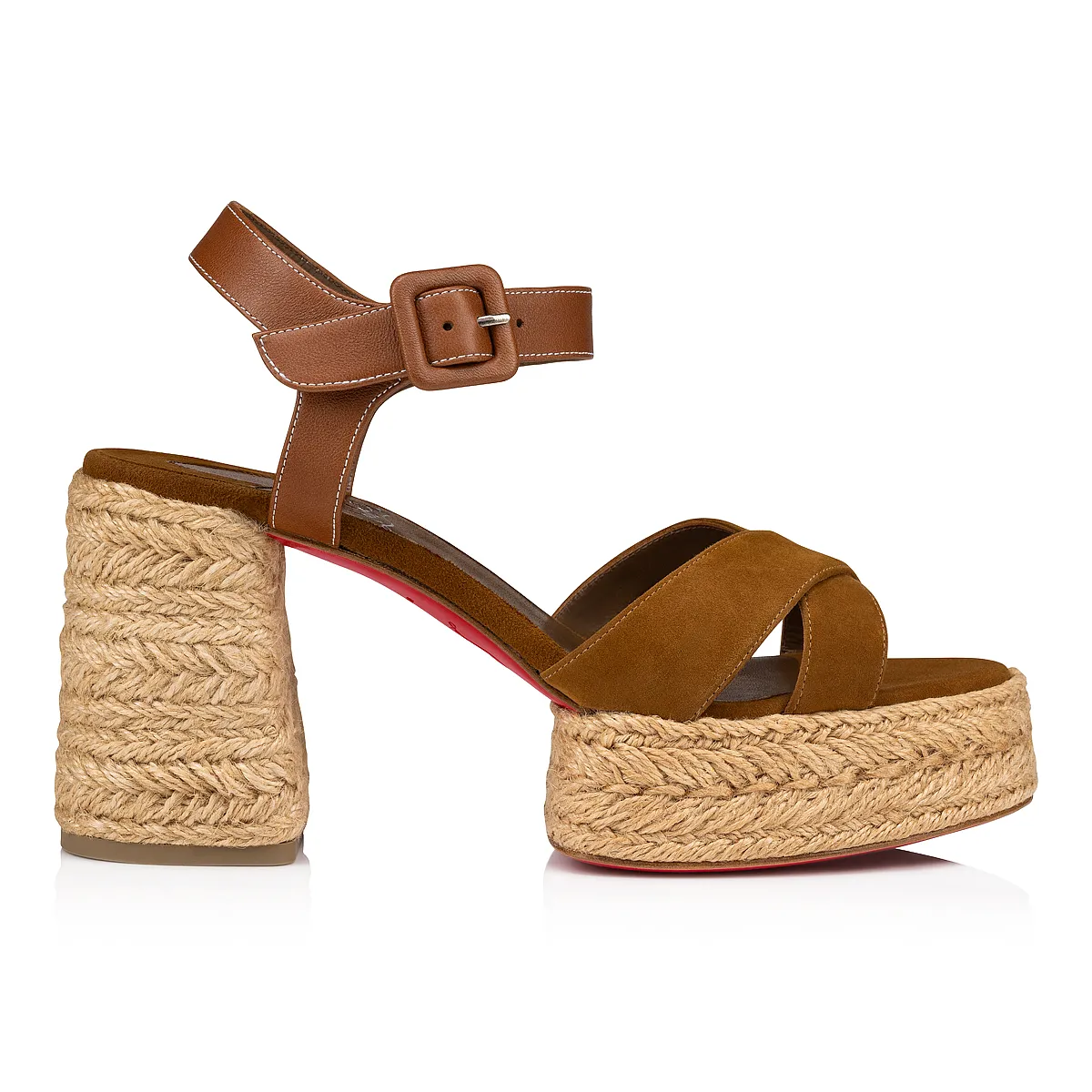 Calakala 85 mm Espadrilles -Suede and calf leather - Rhea - Women