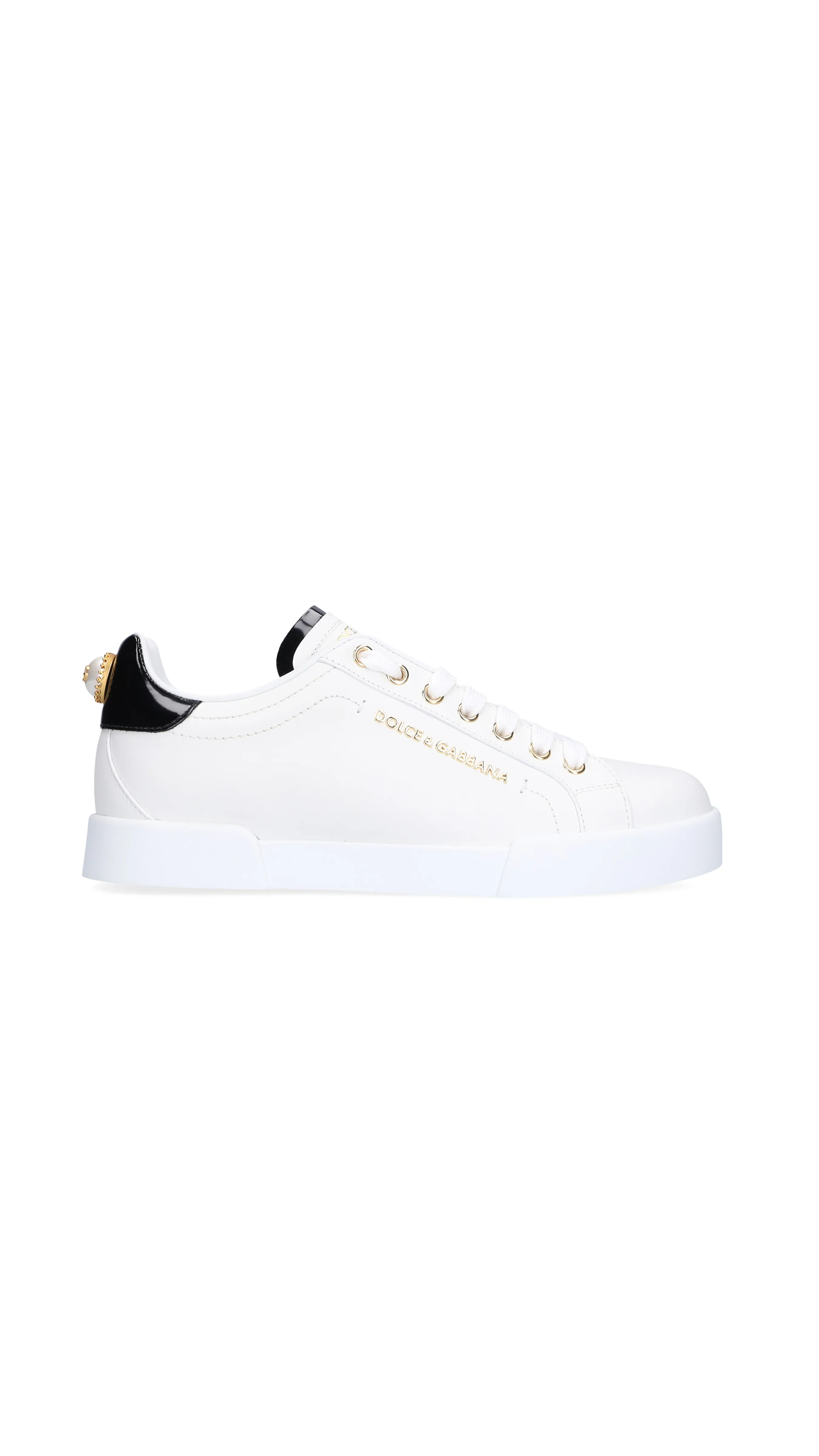 Calfskin Nappa Portofino Shoes - White/Black