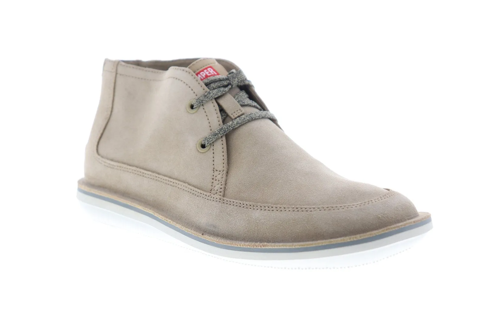 Camper Beetle Brown Leather Chukka Boots for Men