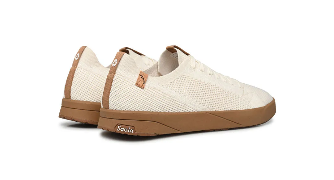 Cannon Knit M 2.0 White / Tobacco