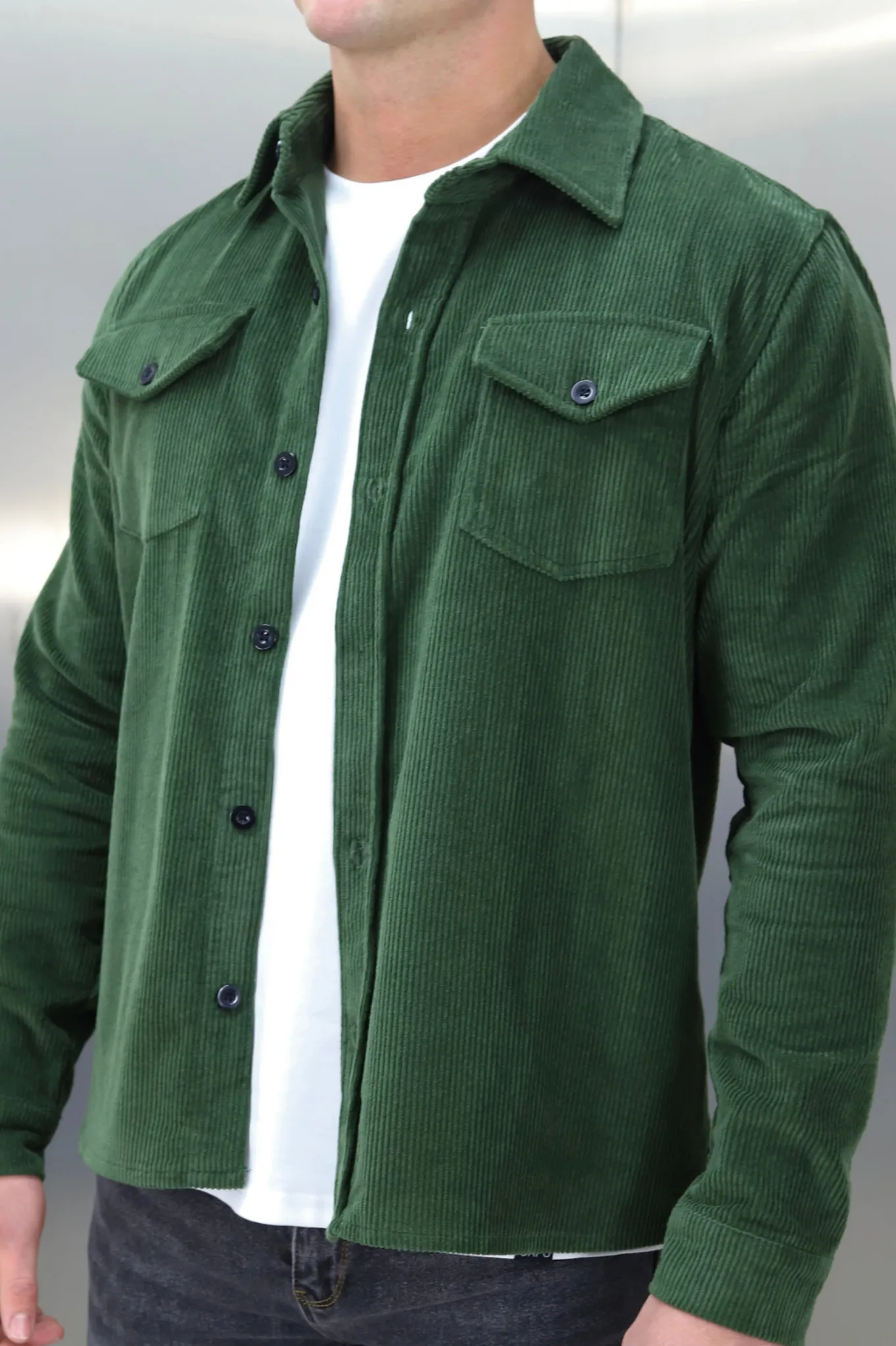 Khaki Capo CORD Shirt