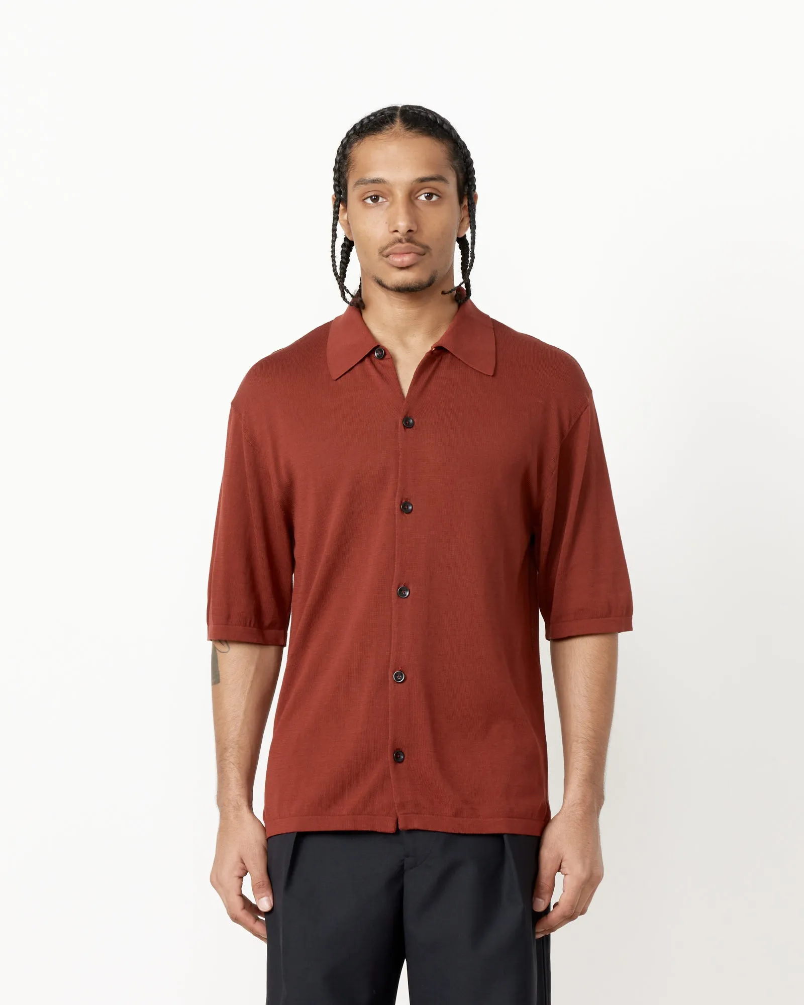 Carmine Red Polo Shirt.