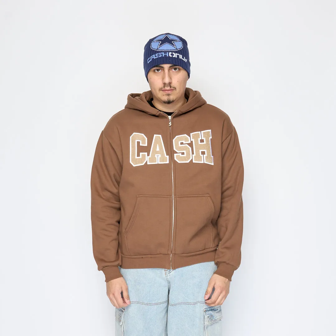 Cash Only - Campus Zip-Thru Hood (Brown)