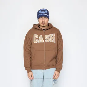 Cash Only - Campus Zip-Thru Hood (Brown)