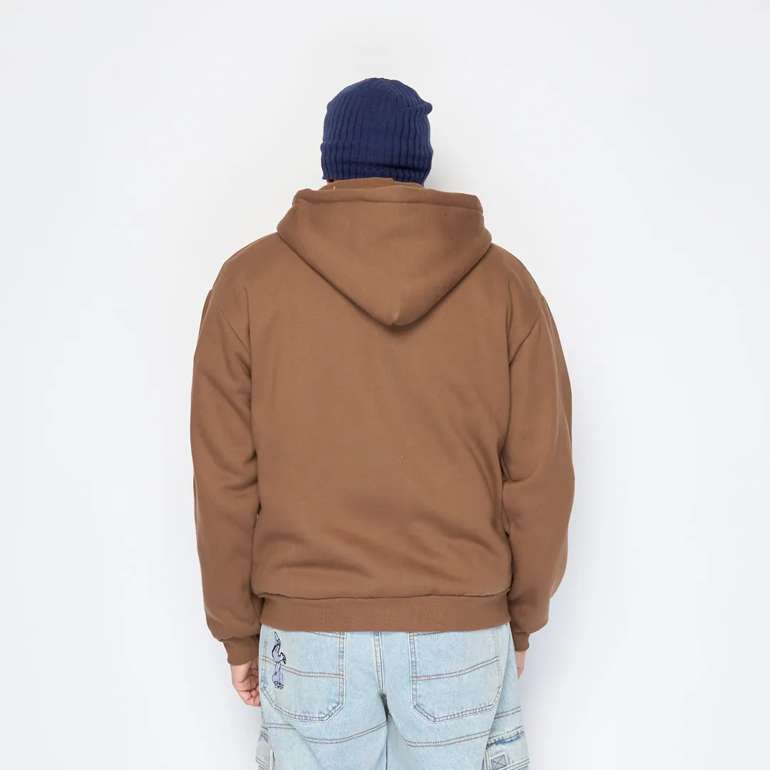 Cash Only - Campus Zip-Thru Hood (Brown)