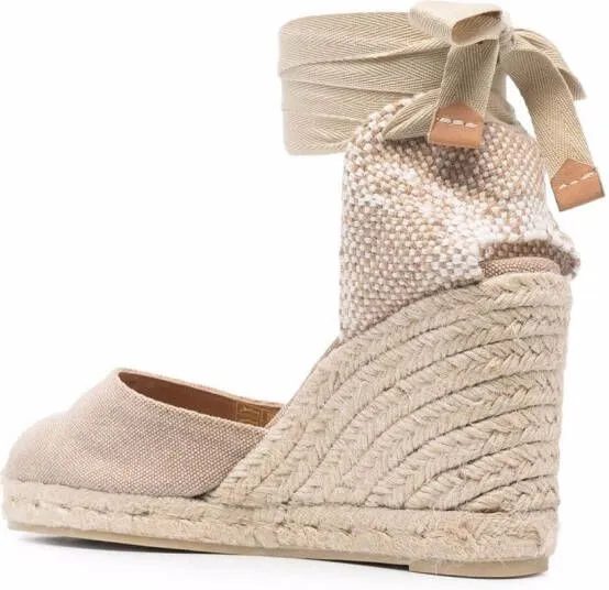 Castañer Catrina 80mm wedge espadrilles Neutrals