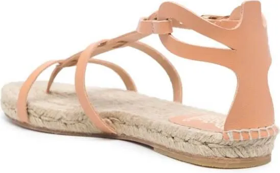 Castañer Delos leather espadrilles Neutrals