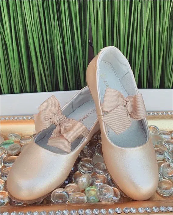 CHAMPAGNE BOW FLAT