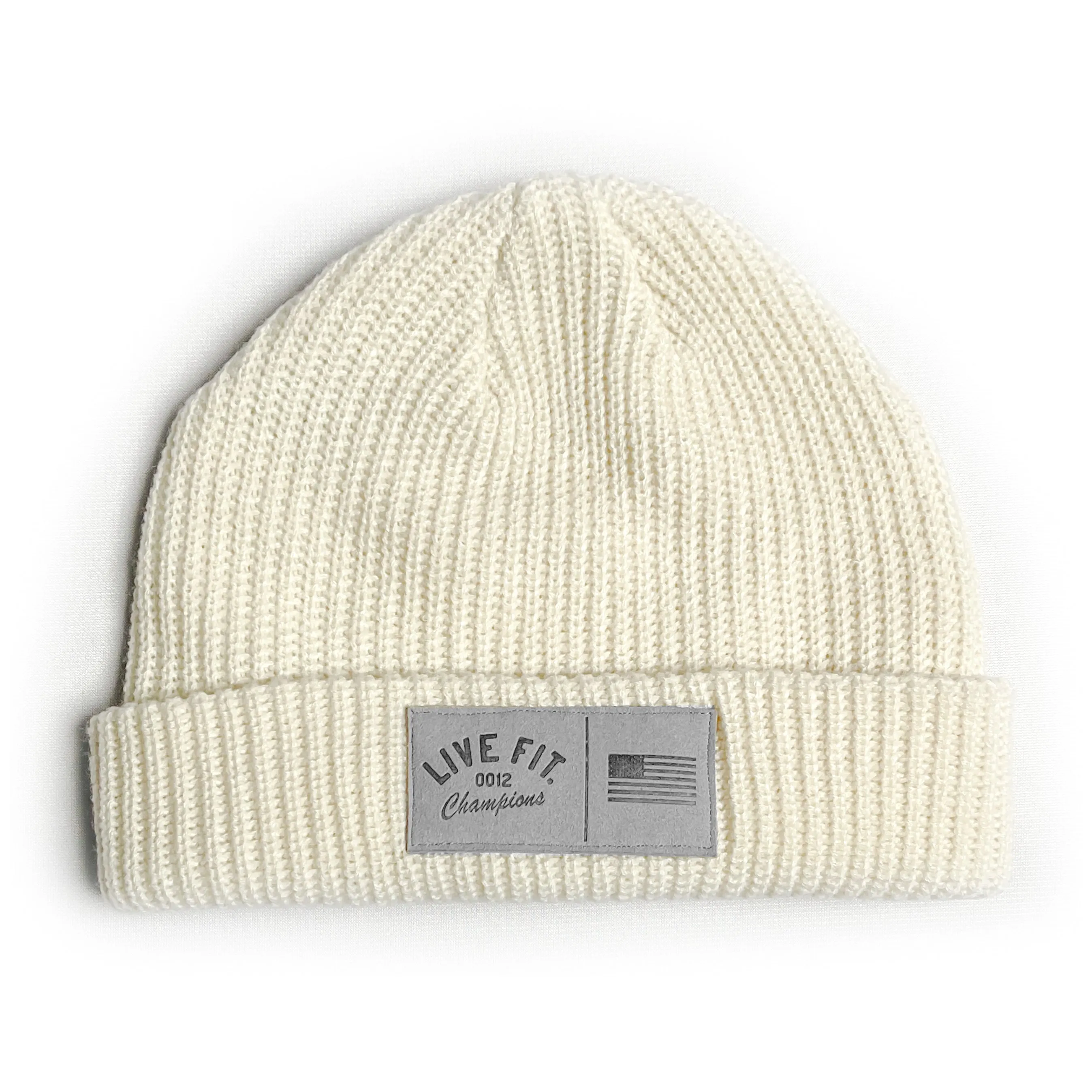 Champions Knit Beanie - Bone