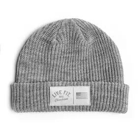 Champions Knit Beanie - Heather Grey