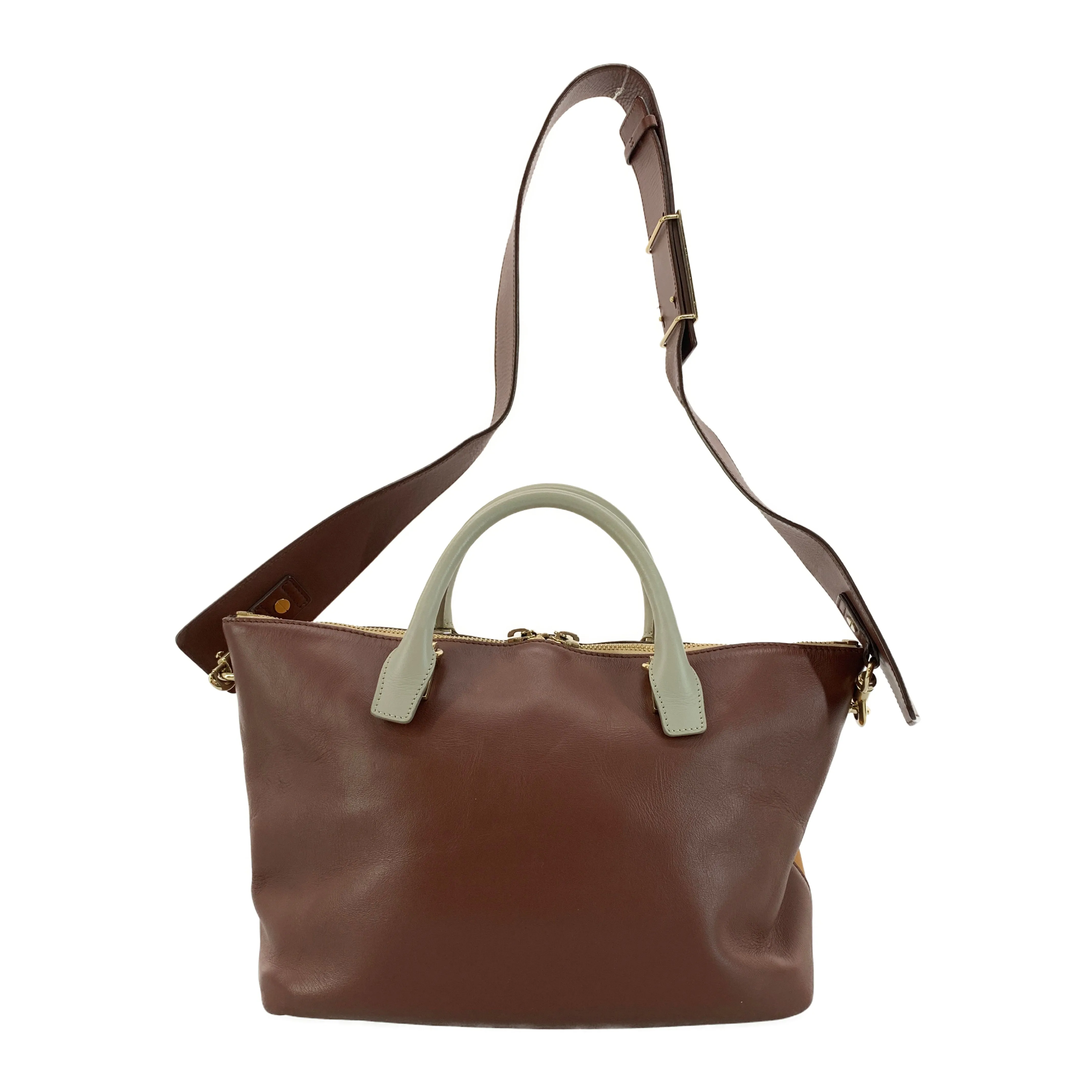 Chloe Cross Body Bag - Brown Leather