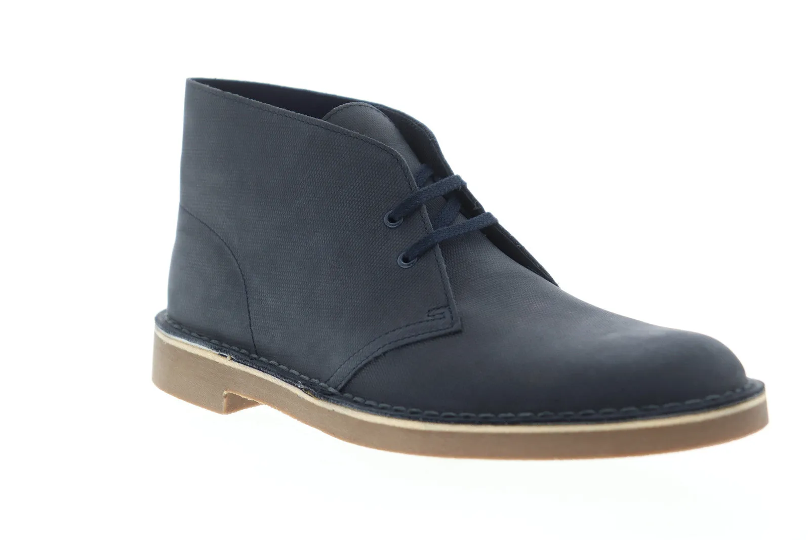 Clarks Men's Blue Nubuck Chukka Boots - Bushacre 2 26148093