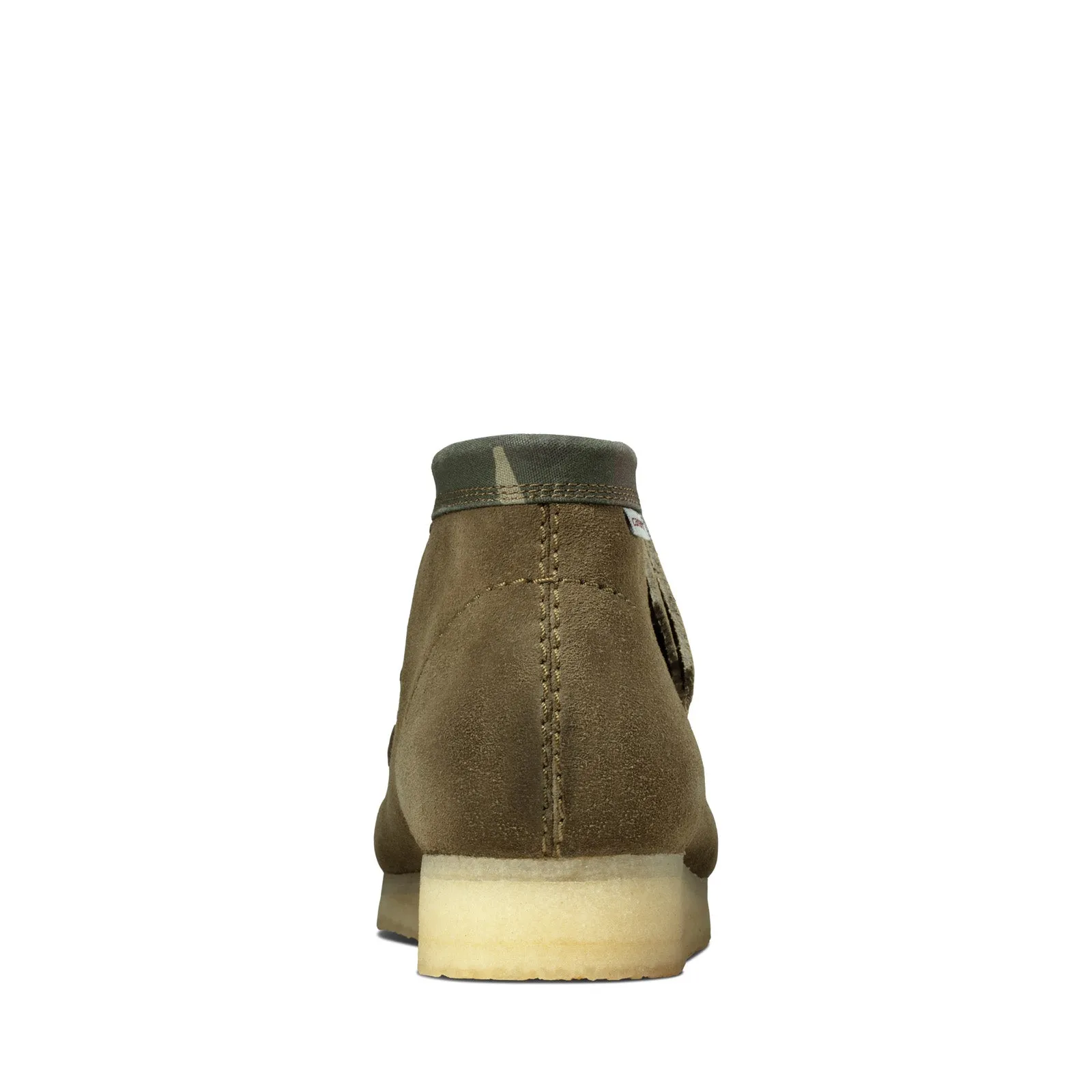 Clarks Wallabee Boot Green Suede Chukka Boots