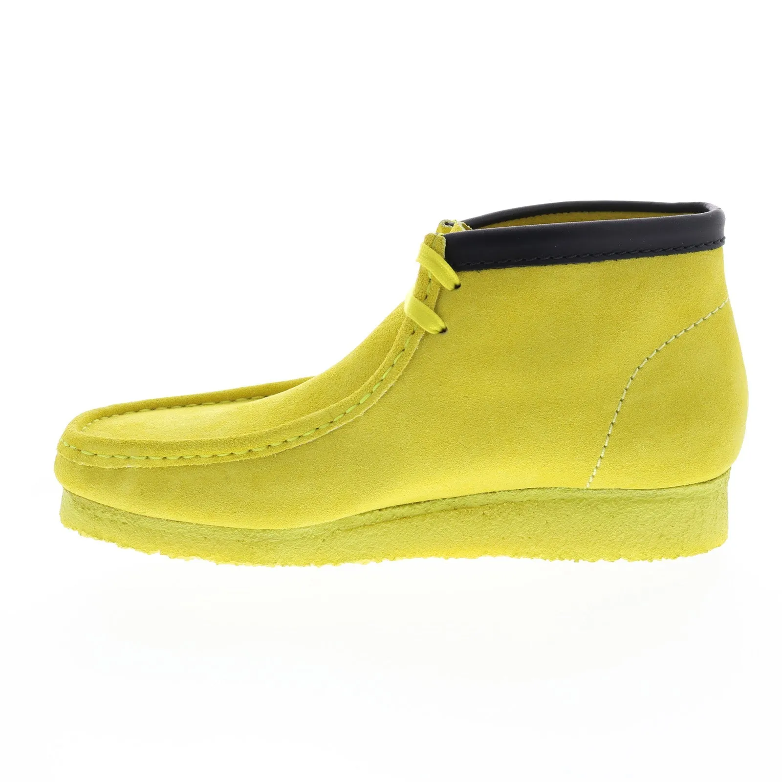 Clarks Wallabee Boot Yellow Suede Men's Chukka Boots