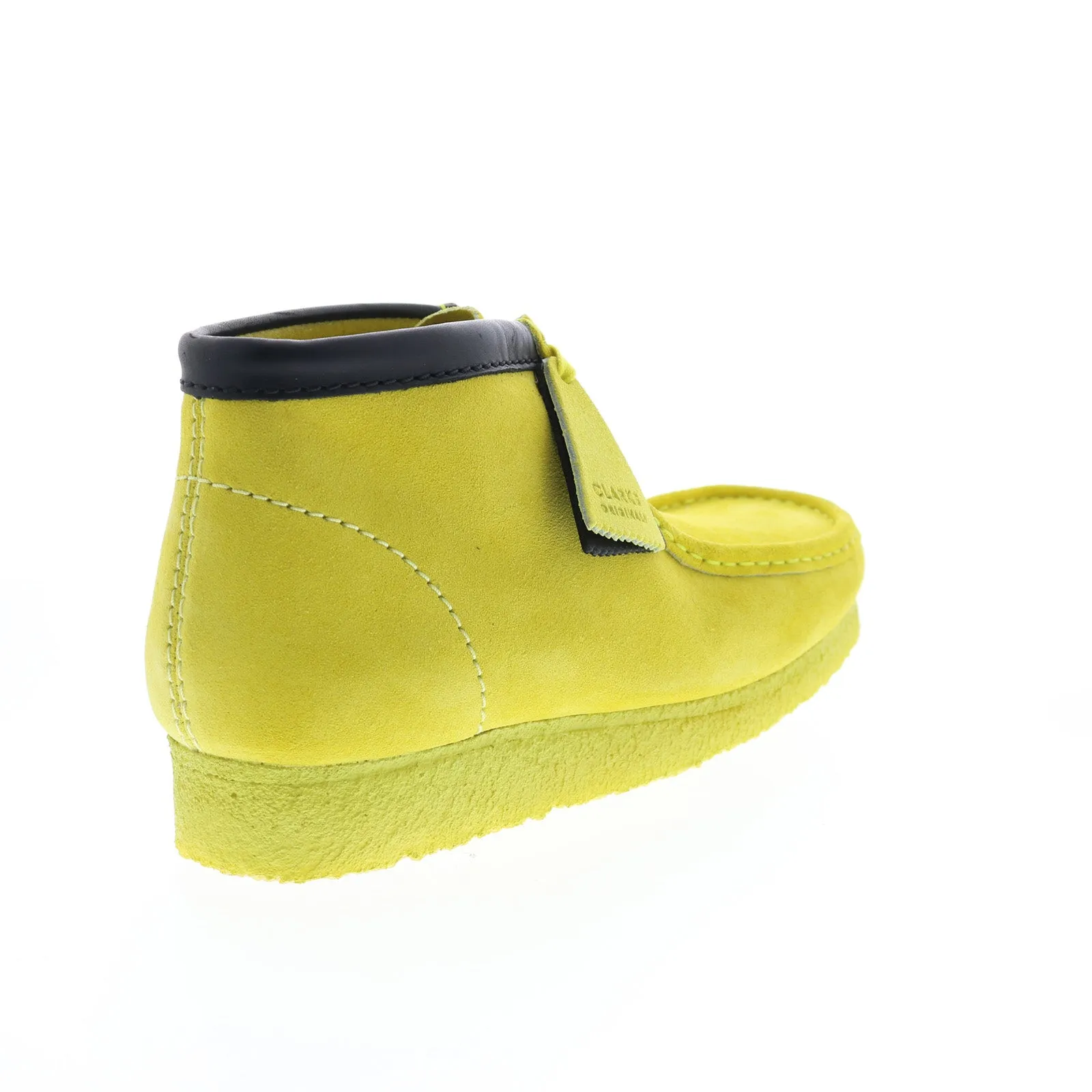 Clarks Wallabee Boot Yellow Suede Men's Chukka Boots