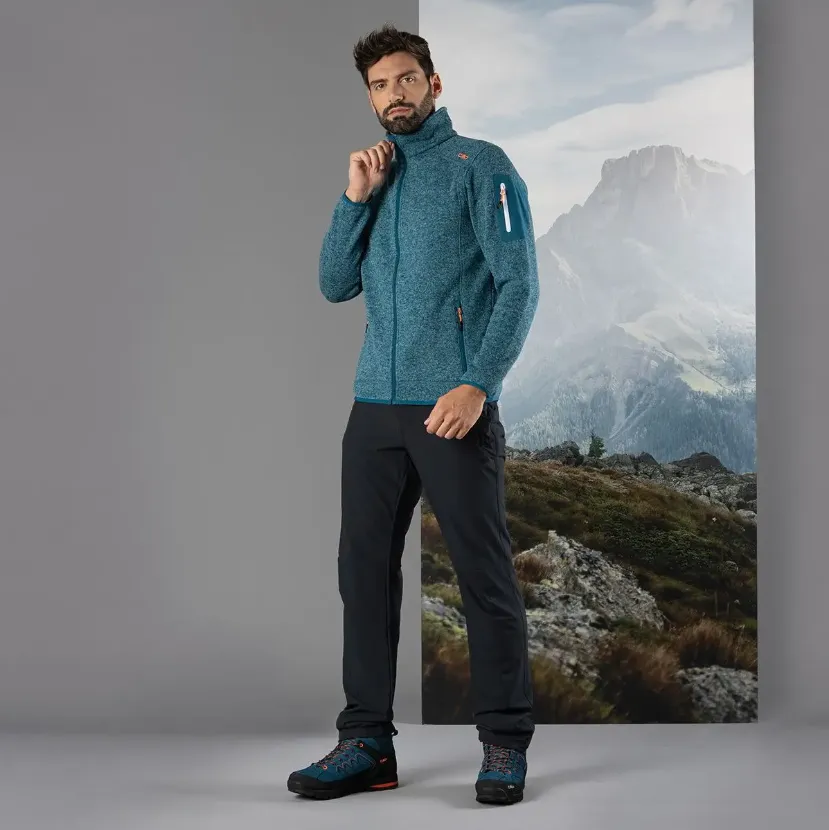 CMP Knit-Tech Mélange Pile Da Trekking Uomo